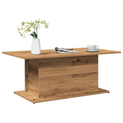 Salontafel 102x55,5x40 cm bewerkt hout eikenkleur