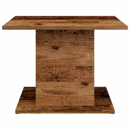 Salontafel 55,5x55,5x40 cm bewerkt hout oud houtkleurig