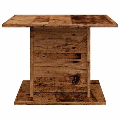 Salontafel 55,5x55,5x40 cm bewerkt hout oud houtkleurig