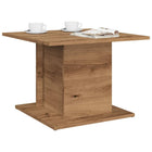 Salontafel 55,5x55,5x40 cm bewerkt hout eikenkleur