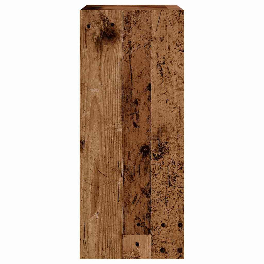 Boekenkast / kamerscherm 40x30x72 cm oud houtkleurig