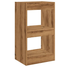 Boekenkast/kamerscherm 40x30x72 cm artisanaal eikenkleur