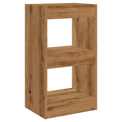 Boekenkast/kamerscherm 40x30x72 cm artisanaal eikenkleur