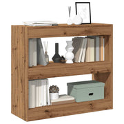 Boekenkast 80x30x72 cm eikenkleur