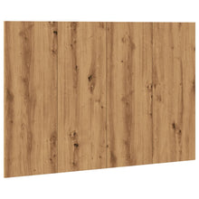 Hoofdeinde 120x1,5x80 cm bewerkt hout artisanaal eikenkleur