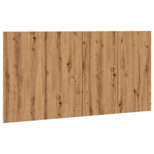 Hoofdeinde 160x1,5x80 cm bewerkt hout artisanaal eikenkleur
