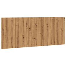 Hoofdeinde 200x1,5x80 cm bewerkt hout artisanaal eikenkleur