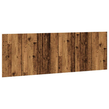 Hoofdbord wandmodel 240x1,5x80 cm bewerkt hout oud houtkleurig