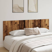 Headboard wall-mounted model 240x1.5x80 cm treated wood old wood-colored