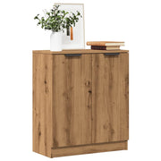 Dressoir 60x30x70 cm bewerkt hout eikenkleurig