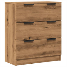 Dressoir 60x30x70 cm bewerkt hout artisan eikenkleurig