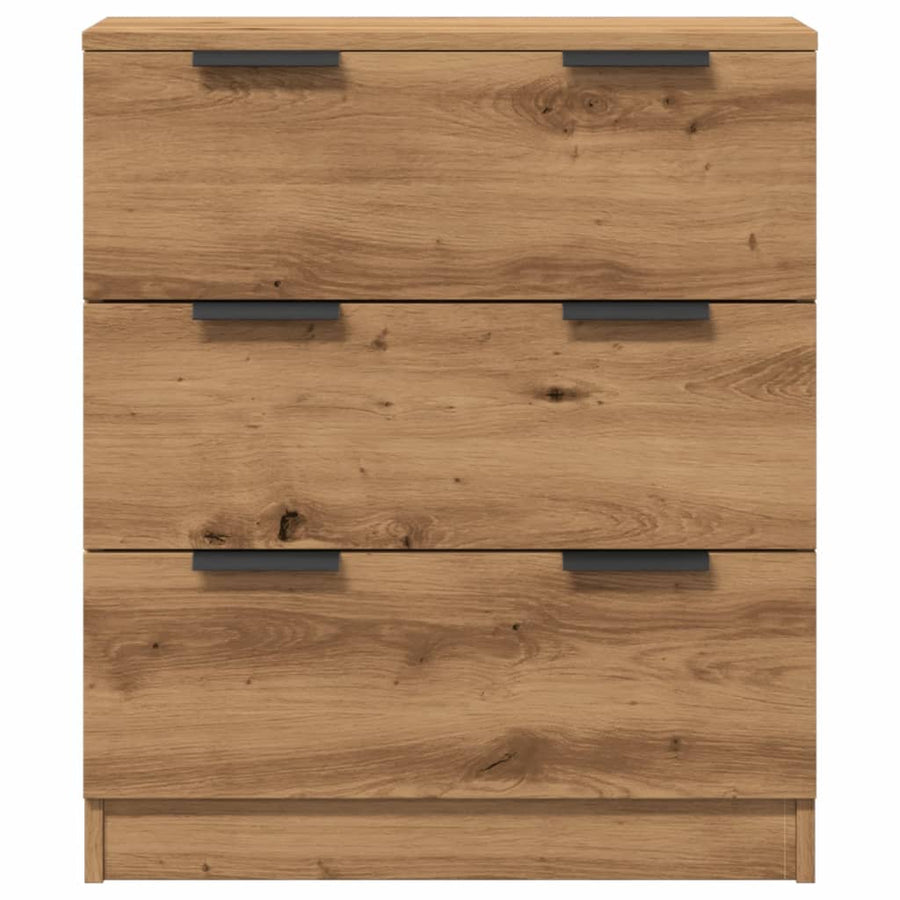 Dressoir 60x30x70 cm bewerkt hout artisan eikenkleurig