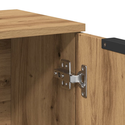 Dressoir 60x30x70 cm bewerkt hout artisan eikenkleurig