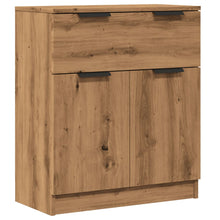 Dressoir 60x30x70 cm bewerkt hout artisan eikenkleurig