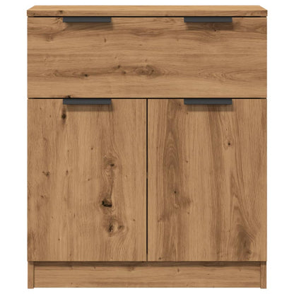 Dressoir 60x30x70 cm bewerkt hout artisan eikenkleurig
