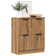 Dressoir 60x30x70 cm bewerkt hout eikenkleurig