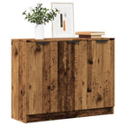 Sideboard 90.5x30x70 cm carved wood antique wood color