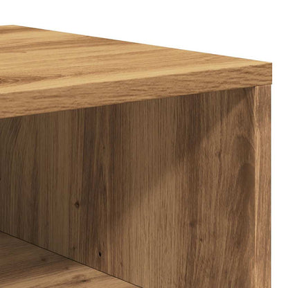 Tv-meubel 150x33,5x45 cm bewerkt hout artisanaal eikenkleur