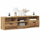 Tv-meubel 150x33,5x45 cm bewerkt hout eikenkleur