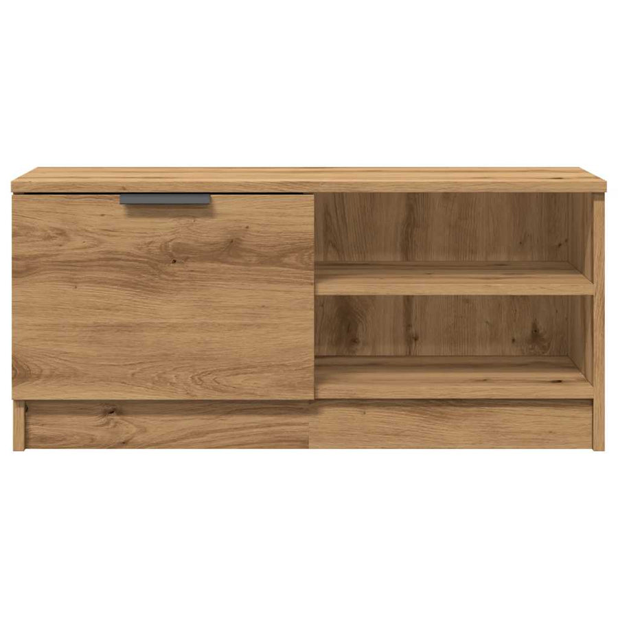 Tv-meubelen 2 st 80x35x36,5 cm bewerkt hout artisanaal eiken