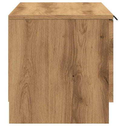 Tv-meubelen 2 st 80x35x36,5 cm bewerkt hout artisanaal eiken