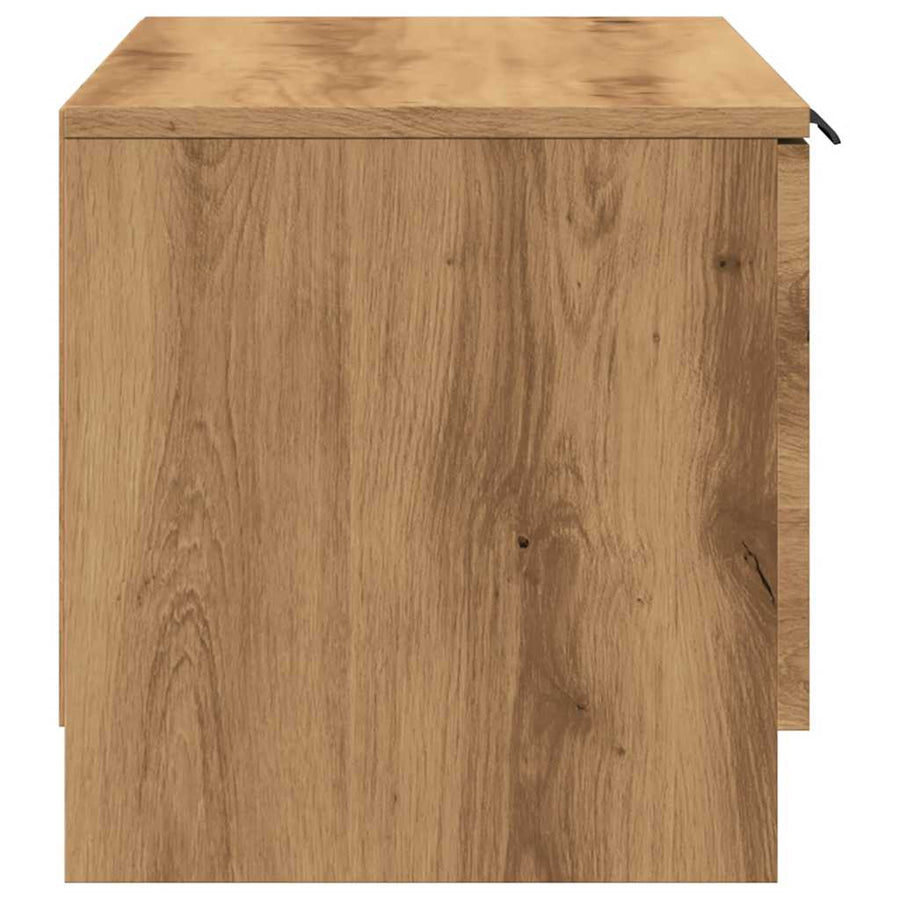 Tv-meubelen 2 st 80x35x36,5 cm bewerkt hout artisanaal eiken