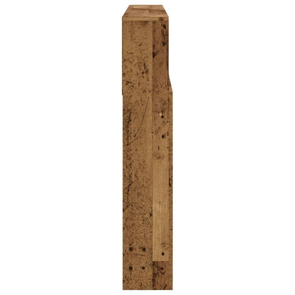 Hoofdbordkast 140x19x103,5 cm oud houtkleurig
