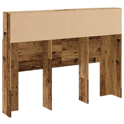 Hoofdbordkast 140x19x103,5 cm oud houtkleurig