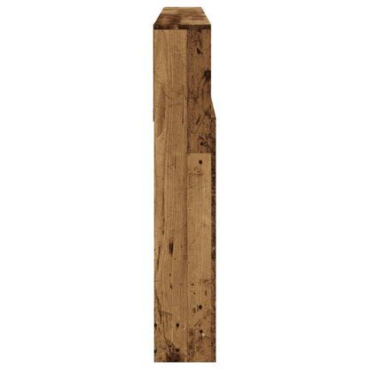 Hoofdbordkast 180x19x103,5 cm bewerkt hout oud houtkleurig