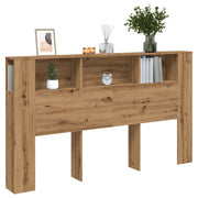 Hoofdbordkast 180x18,5x102,5 cm bewerkt hout eiken