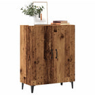 Sideboard 70x34x90 cm treated old wood finish