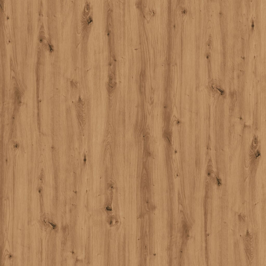 Dressoir 70x34x90 cm bewerkt hout artisanaal eikenkleur