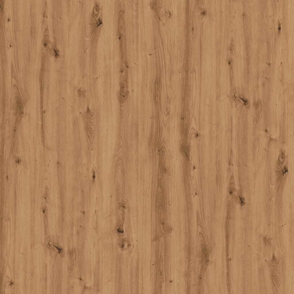 Dressoir 90x34x80 cm bewerkt hout artisanaal eikenkleur