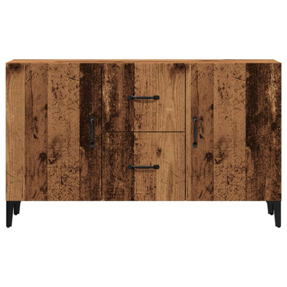 Dressoir 100x36x60 cm bewerkt hout oud houtkleurig