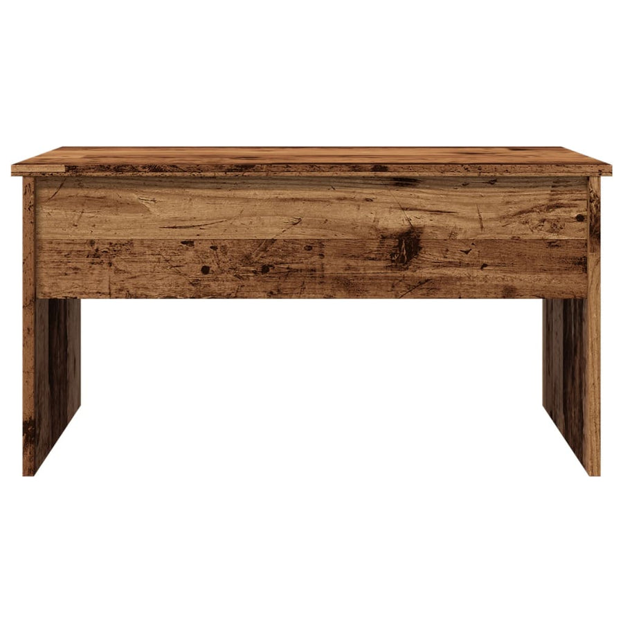 Salontafel 80x50,5x41,5 cm bewerkt hout oud houtkleurig