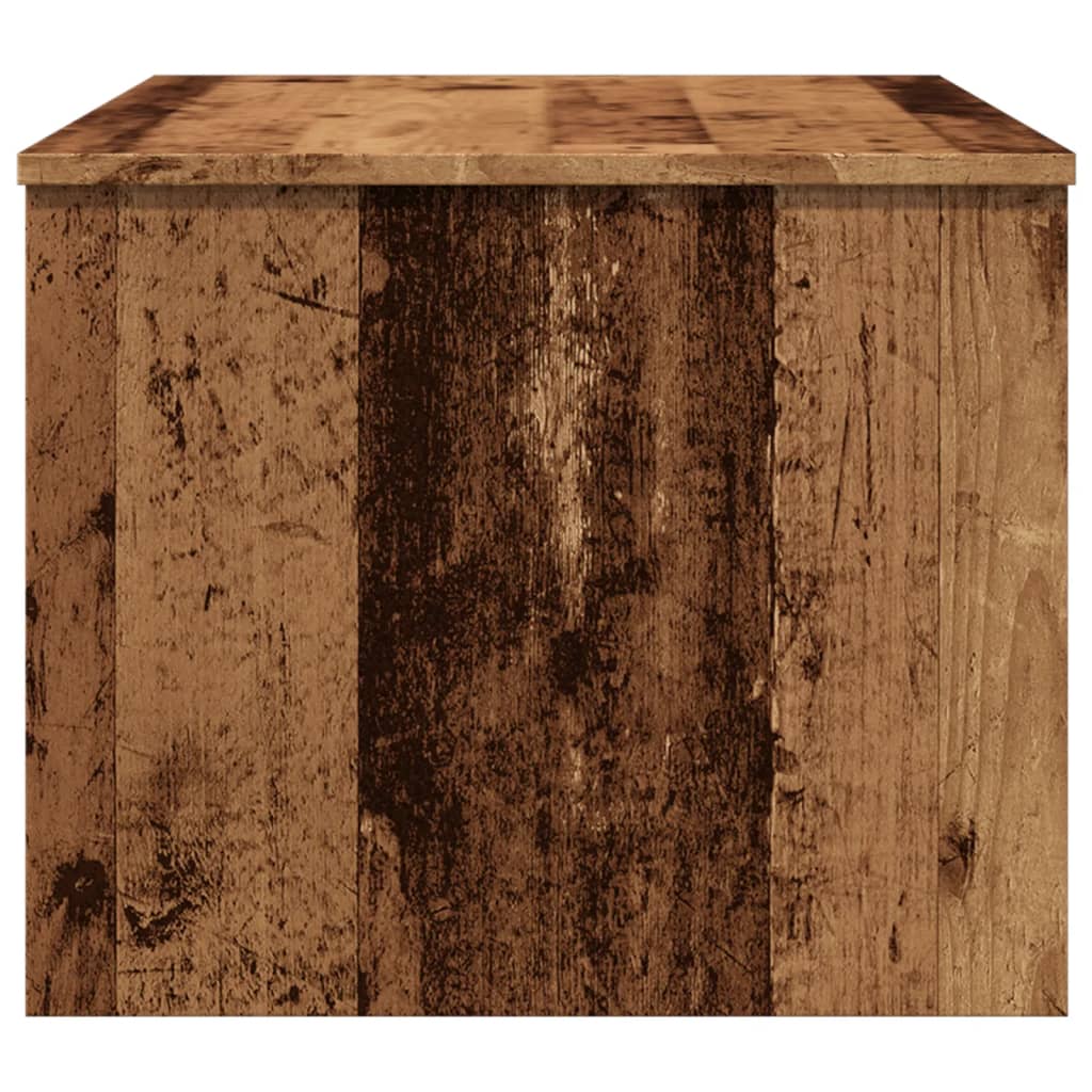 Salontafel 80x50,5x41,5 cm bewerkt hout oud houtkleurig