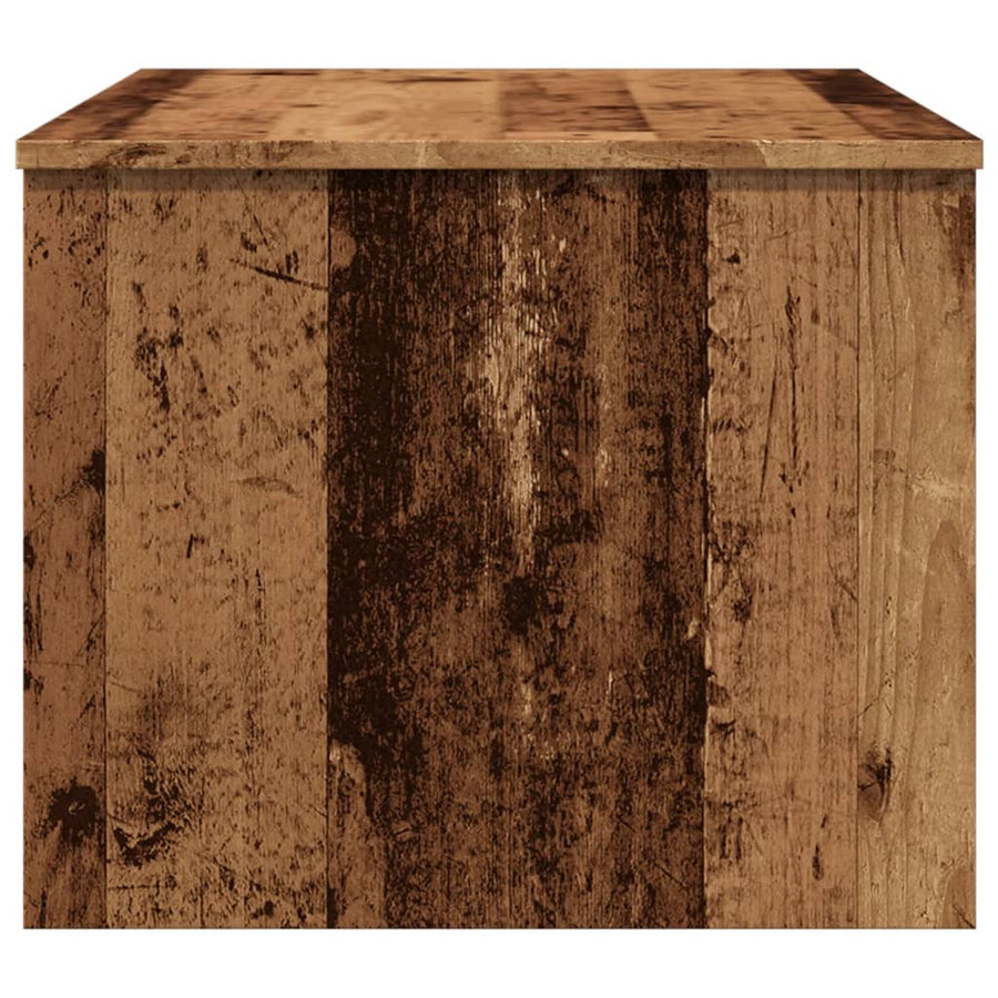 Salontafel 80x50,5x41,5 cm bewerkt hout oud houtkleurig