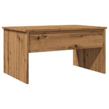 Salontafel 80x50,5x41,5 cm bewerkt hout artisanaal eikenkleurig