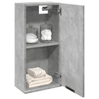 Wall-mounted bathroom cabinet 32x20x67 cm concrete grey