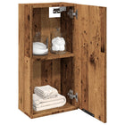 Wall-mounted Bathroom Cabinet 32x20x67 cm Old Wood Effect