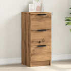 Sideboard 30x30x70 cm treated wood artisanal oak color