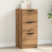Dressoir 30x30x70 cm bewerkt hout eiken