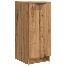 Schoenenkast 30x35x70 cm bewerkt hout artisanaal eikenkleur