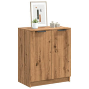 Schoenenkast 59x35x70 cm bewerkt hout eikenkleurig