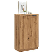 Shoe Cabinet 59x35x100.5 cm Engineered Wood Artisanal Oak Colour