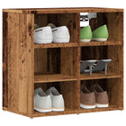 Shoe cabinets 2 pcs 52x30x50 cm old wood color