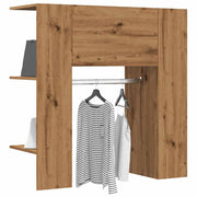 Halmeubel 97,5x37x99 cm bewerkt hout eikenkleurig