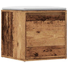 Opbergbox met lade 40,5x40x40 cm bewerkt hout