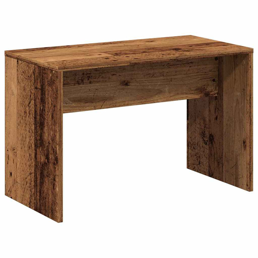 Kaptafelkruk 70x35x45 cm bewerkt hout oud houtkleurig