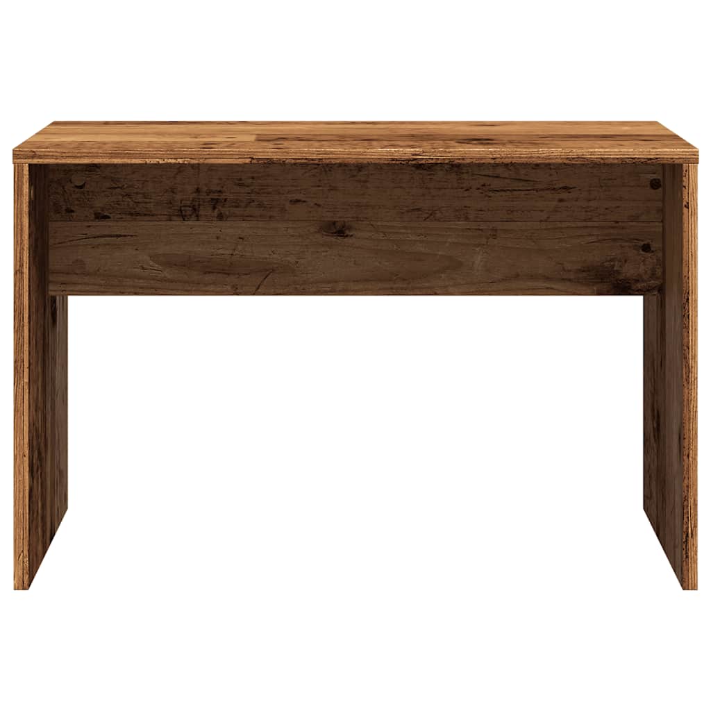 Kaptafelkruk 70x35x45 cm bewerkt hout oud houtkleurig